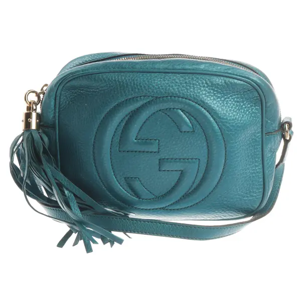 Wallet on Chain, in Blau, Leder, Gucci