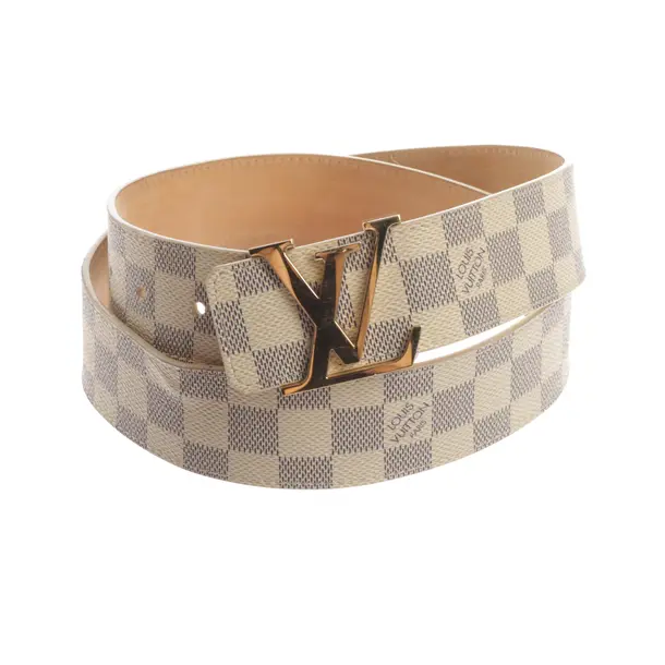 Cinture, in Beige, Pelle, Louis Vuitton
