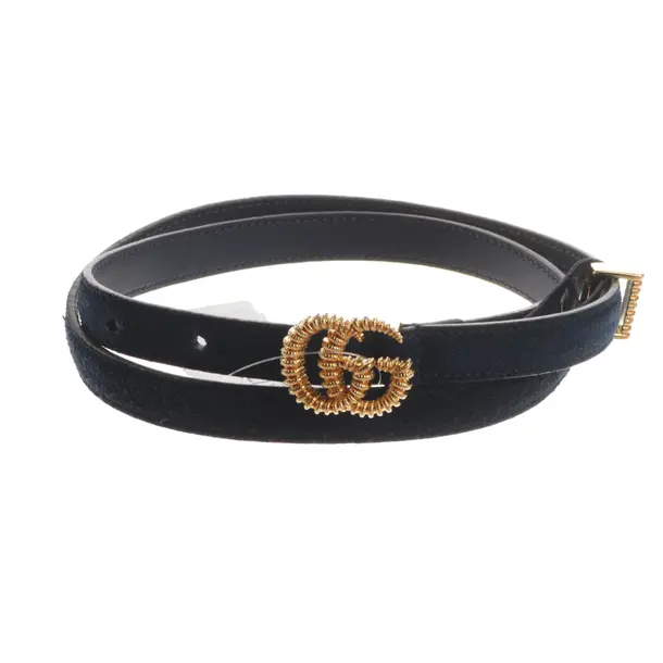Belt, in Blue, Leather, Gucci