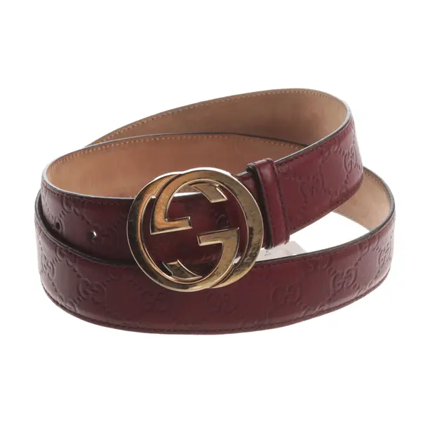 Gürtel, in Bordeaux, Leder, Gucci