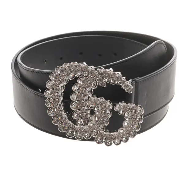 Belt, in Black, Leather, Gucci