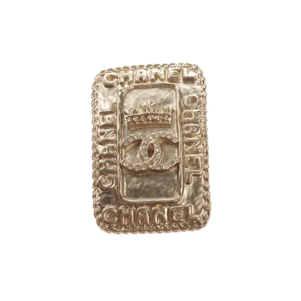 Brooch, in Gold, Metal (metallic, metallized), Chanel