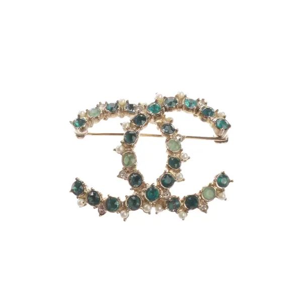 Brooch, in Gold, Metal (metallic, metallized), Chanel