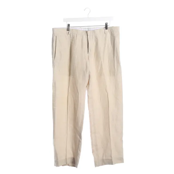 Pants, in Beige, Linen, Versace