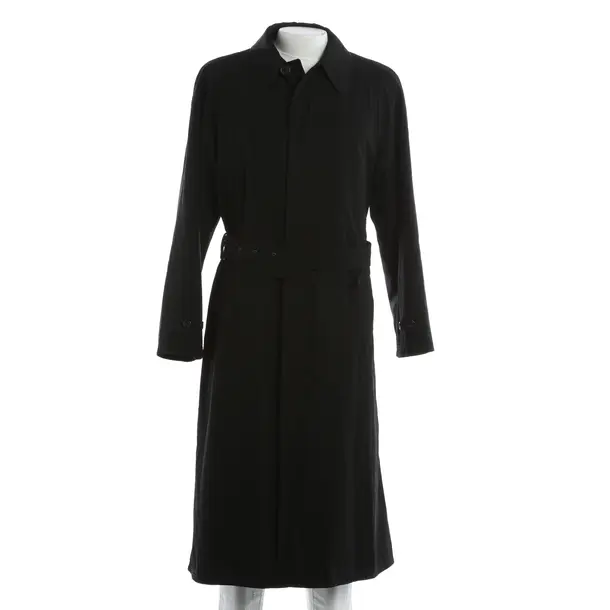Overcoat, in Black, Viscose, Giorgio Armani
