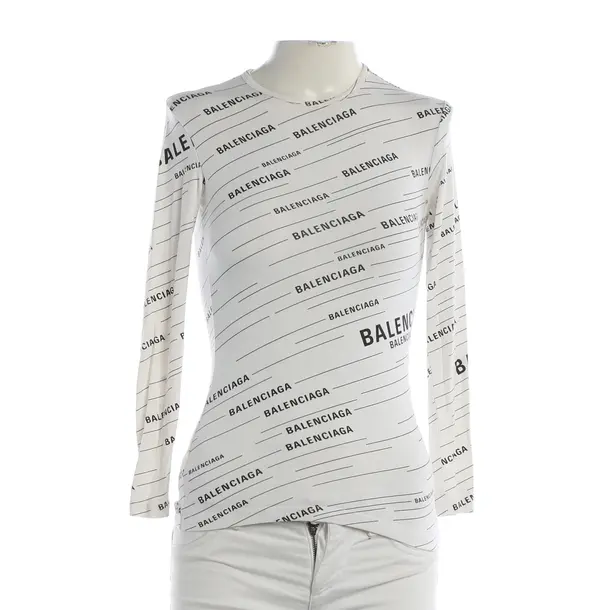 Long Sleeve Shirt, in Black, Viscose, Balenciaga