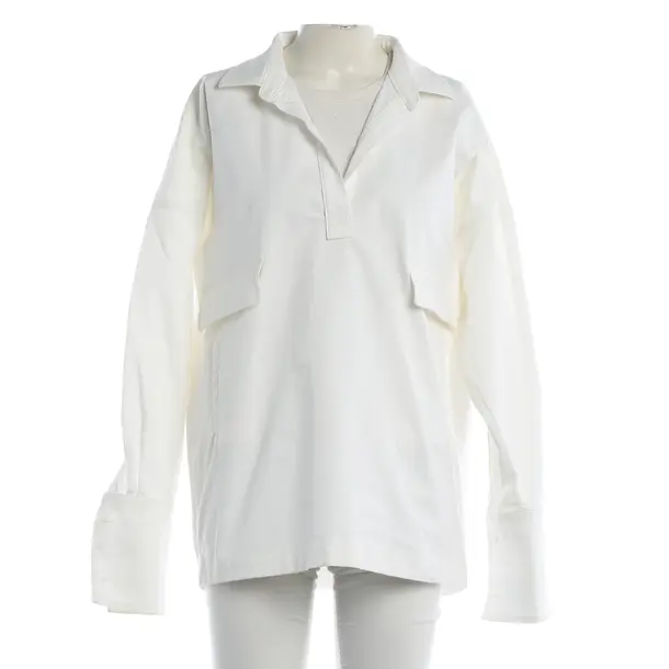 Bluse, in Weiß, Baumwolle, Max Mara