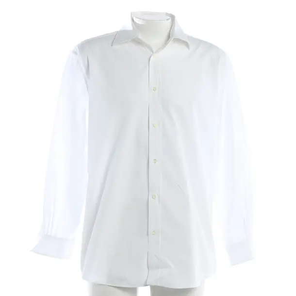 Shirt, in White, Cotton, Hermès
