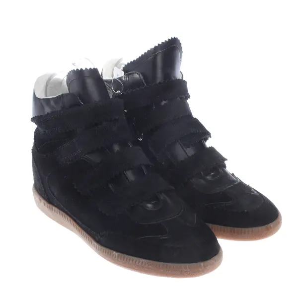 High-Top Sneakers, in Black, Isabel Marant