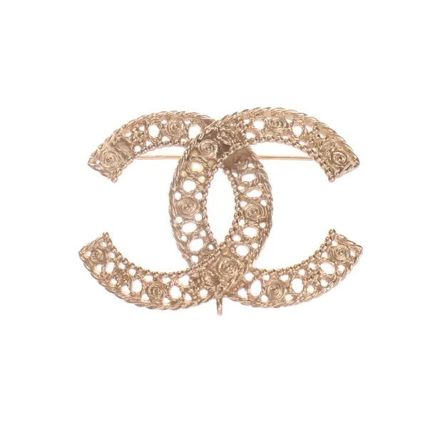Spilla, in Oro, Metallo (metallico, metallizzato), Chanel