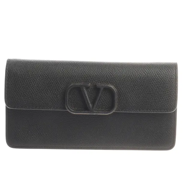 Abendtasche, in Schwarz, Leder, Valentino