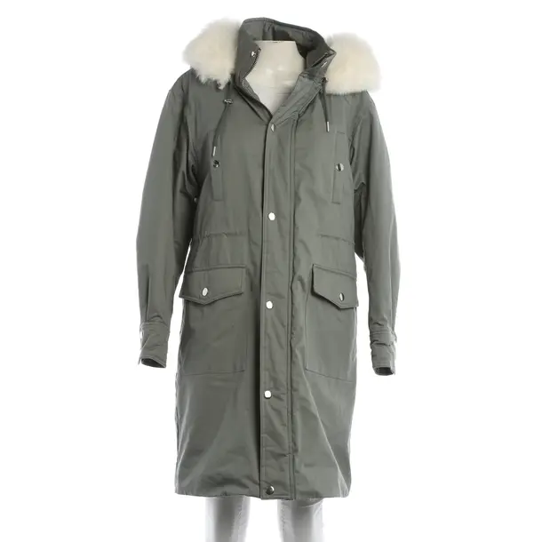 Winter Jacket, in Gray, Cotton, Maje