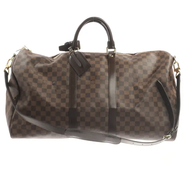 Duffle Bag, in Brown, Canvas, Louis Vuitton