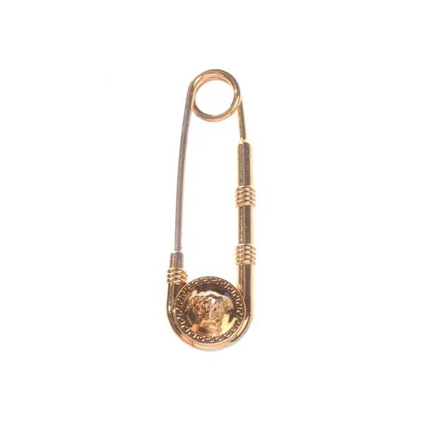 Brooch, in Gold, Metal (metallic, metallized), Versace