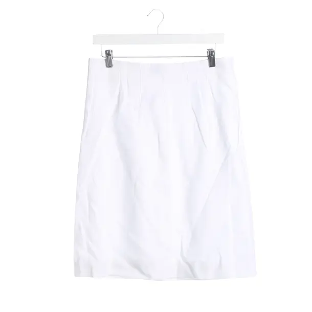 Skirt, in White, Linen, Windsor