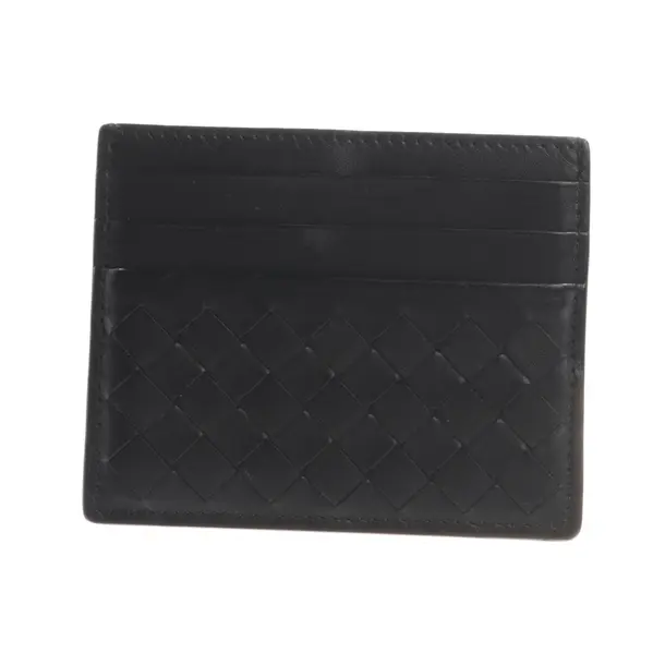 Kartenetui, in Schwarz, Leder, Bottega Veneta