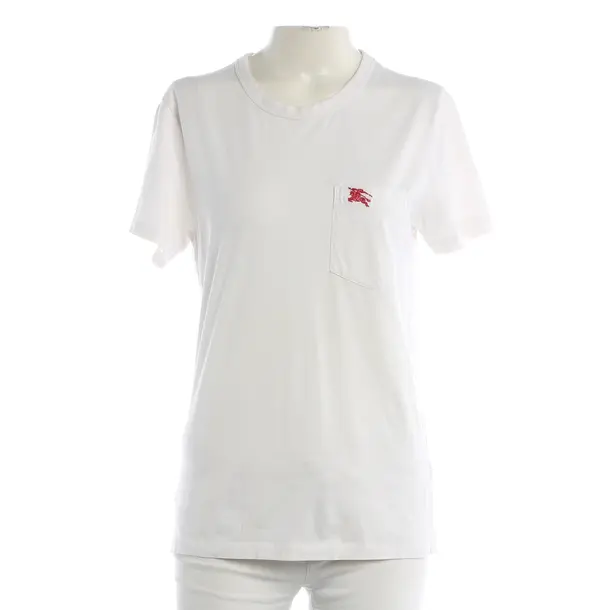 Shirt, in White, Cotton, Burberry