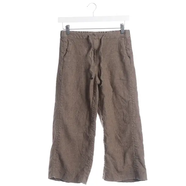 Pants, in Brown, Wool, Max Mara