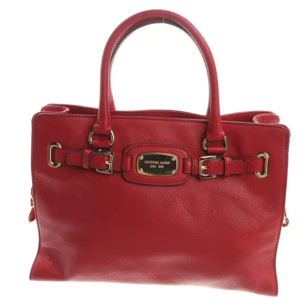 Handtasche, in Rot, Leder, Michael Kors