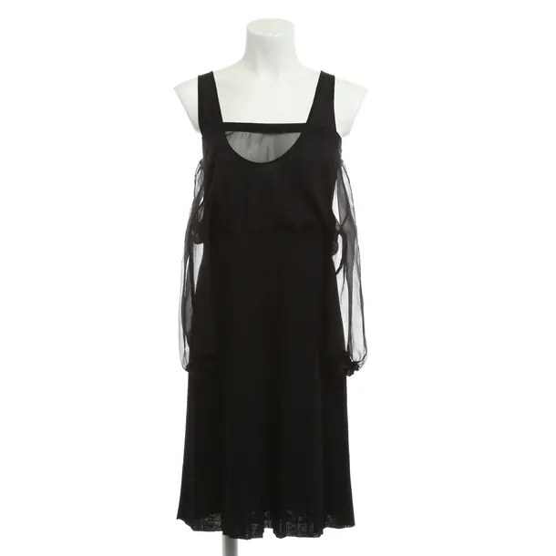 Kleid, in Schwarz, Wolle, Moschino