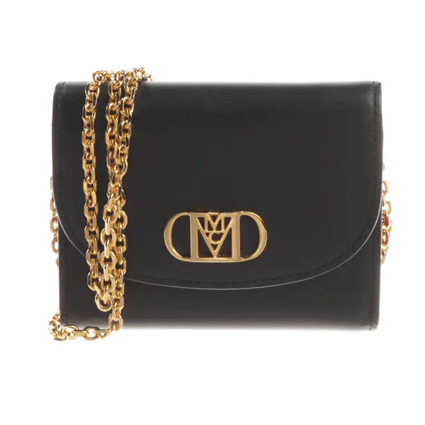 Wallet on Chain, in Schwarz, Leder, MCM