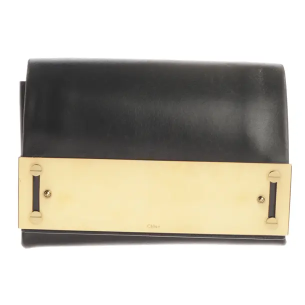 Clutch, in Schwarz, Leder, Chloé