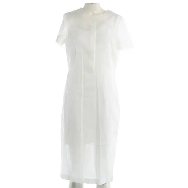 Kleid, in Weiß, Baumwolle, Jil Sander