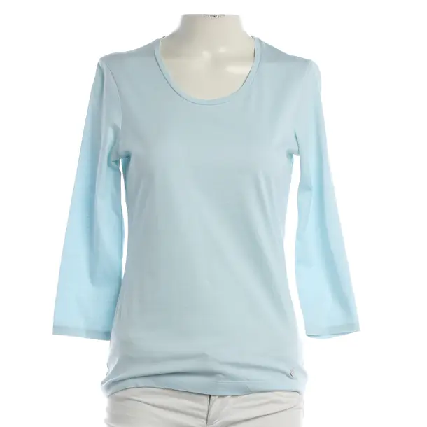 Manica lunga, in Azzurro, Cotone, Windsor