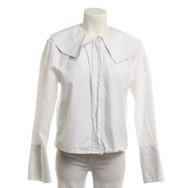 Bluse, in Weiß, Baumwolle, Loulou Studio