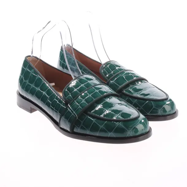 Mocassini, in Verde, Aquazzura
