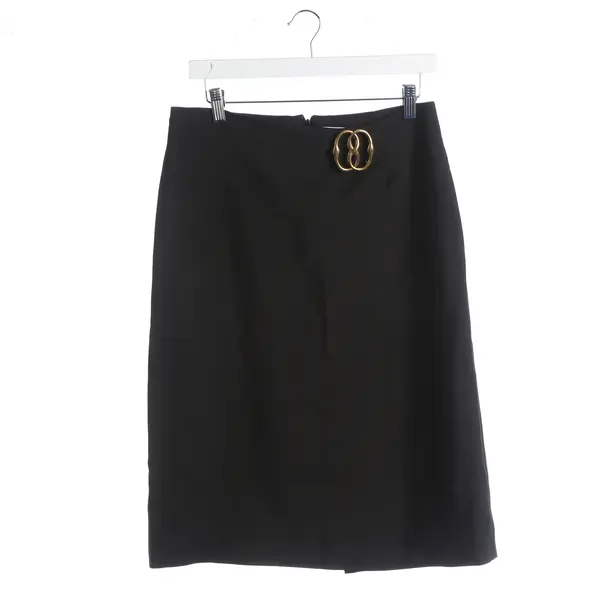 Skirt, in Black, Wool, Bally