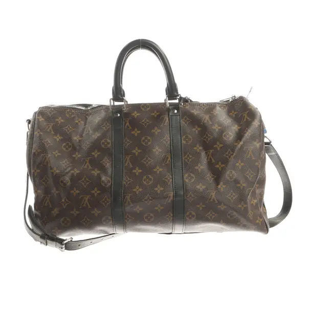 Weekender Bag, in Brown, Canvas, Louis Vuitton