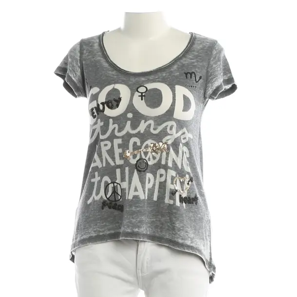 Shirt, in Grau, Baumwolle, Grace