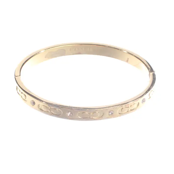 Bangle, in Gold, Metal (metallic, metallized), Coach