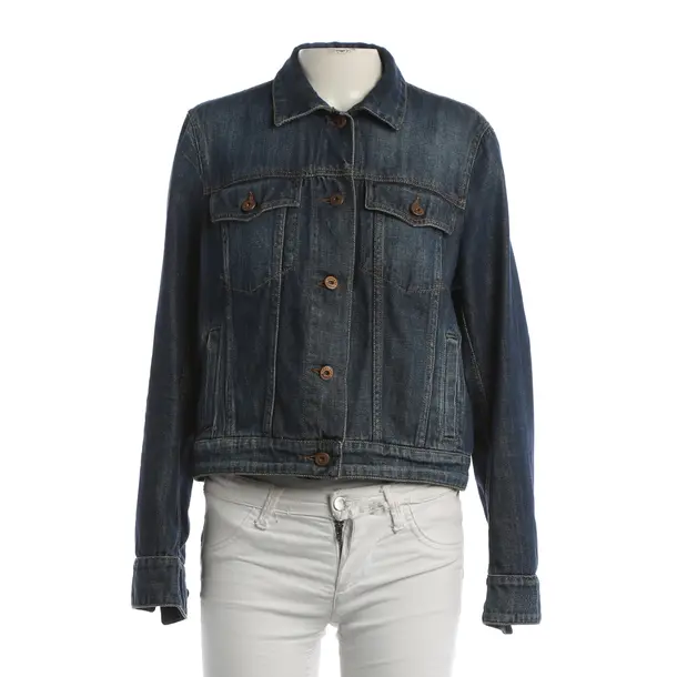 Denim Jacket, in Blue, Cotton, Max Mara