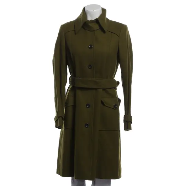 Winter Coat, in Green, Cotton, Hugo Boss Black Label