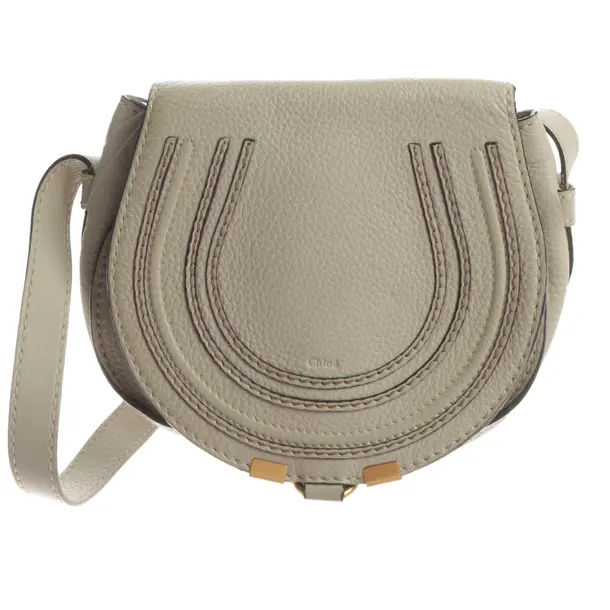 Handtasche, in Grau, Leder, Chloé