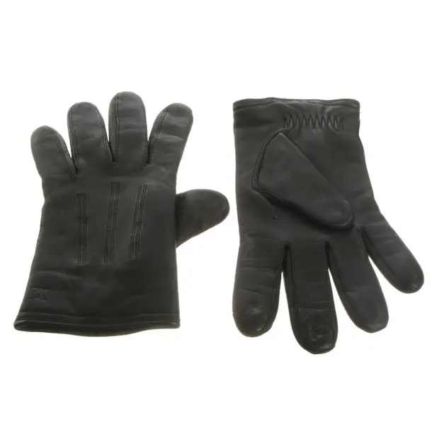 Gloves, in Black, Leather, Louis Vuitton