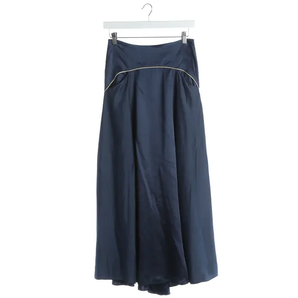 Skirt, in Navy, Viscose, Antonia Zander