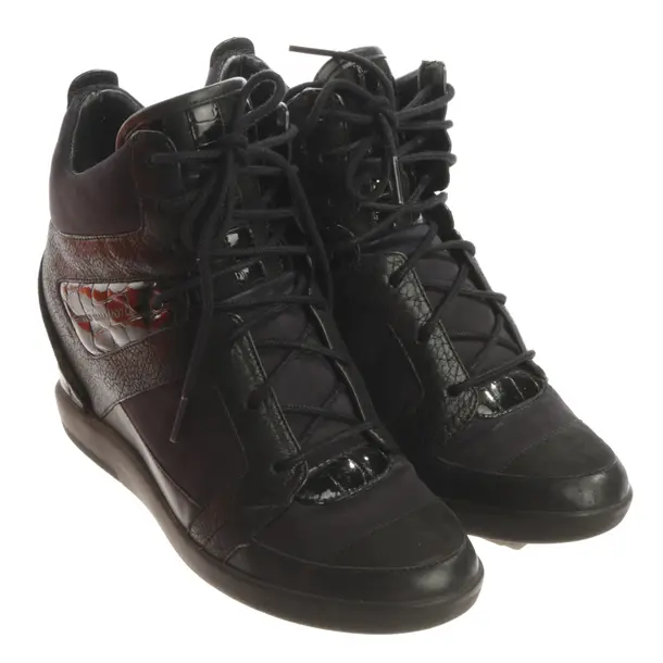 High-Top Sneakers, in Black, Yohji Yamamoto