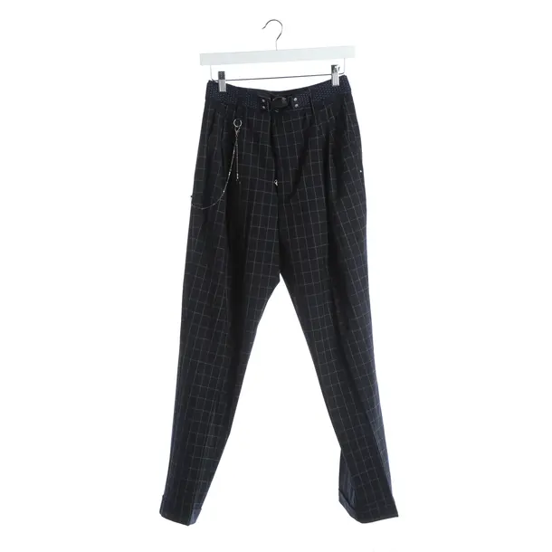 Pants, in Navy, Wool, High Use