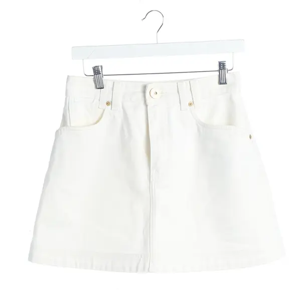 Skirt, in Beige, Cotton, Balmain
