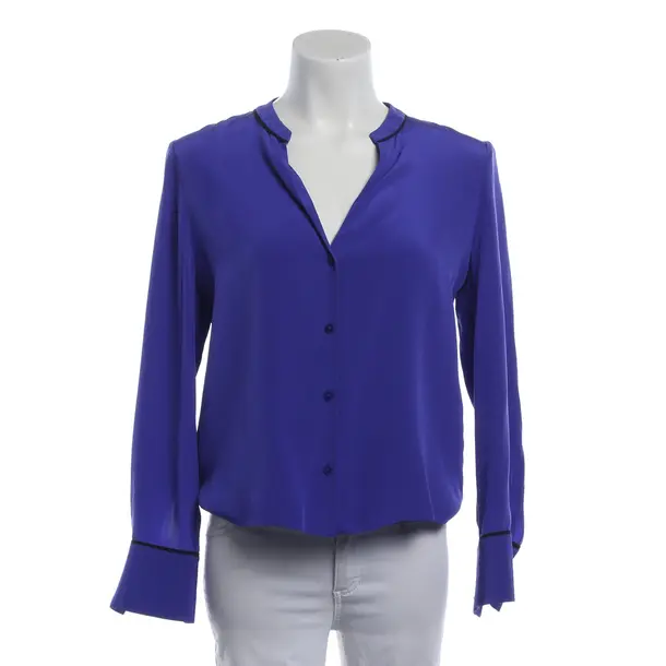Blouse, in Neon Blue, Silk, Diane von Furstenberg