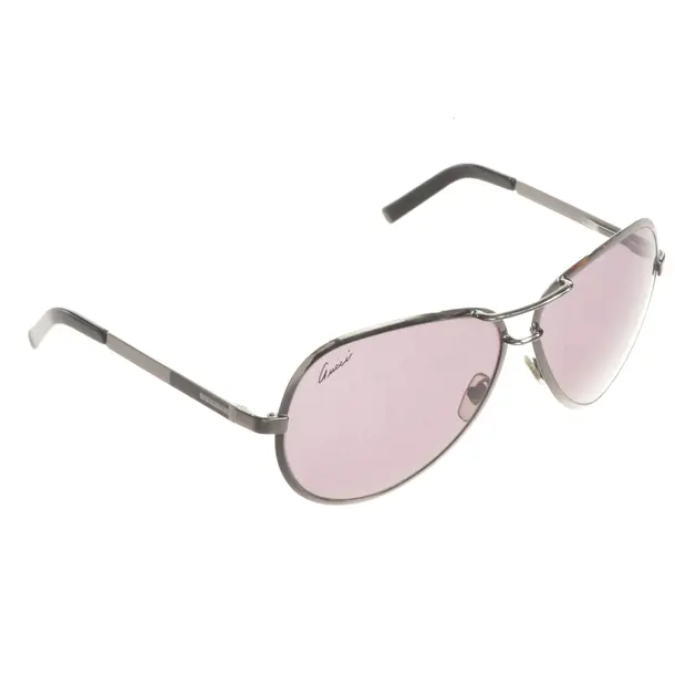Sonnenbrille, in Grau, Kunststoff, Gucci