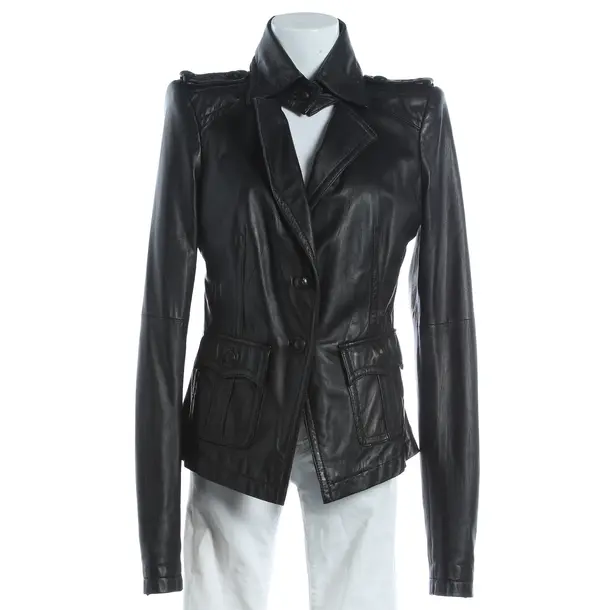 LeatherJacket, in Black, Leder, Drykorn