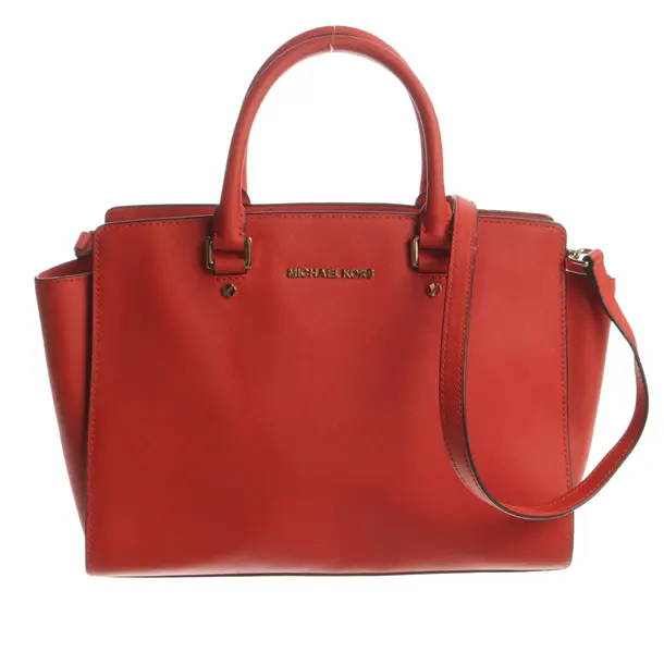 Handtasche, in Rot, Leder, Michael Kors