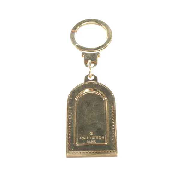 Keyring, in Gold, Metal (metallic, metallised), Louis Vuitton