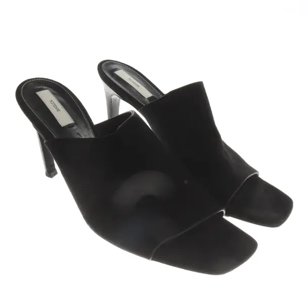 Heeled Sandals, in Black, Totême