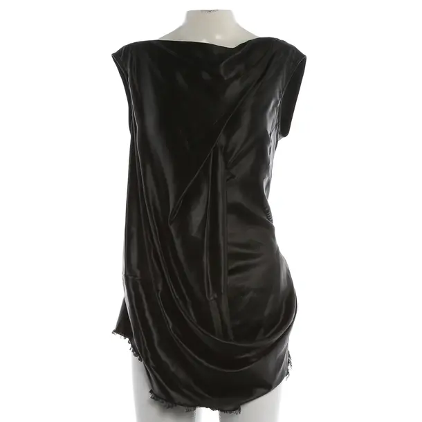 Bluse, in Schwarz, Acetat, Rick Owens