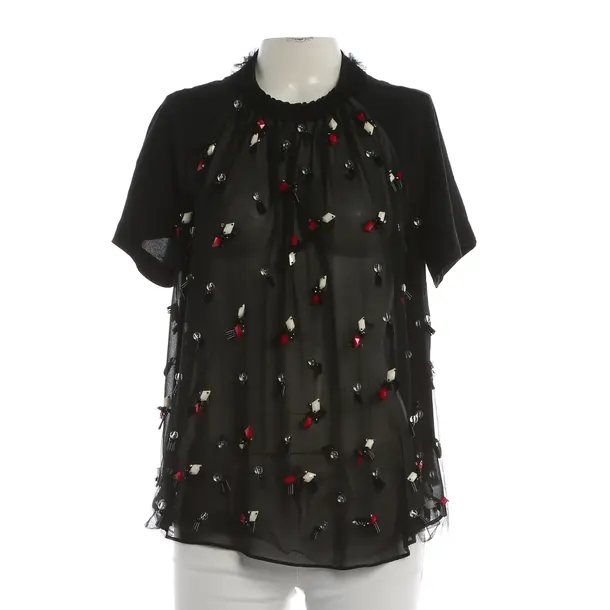 Blouse, in Black, Polyimide, Emporio Armani